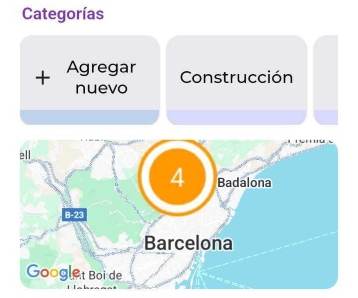 Porción de imagen del panel que muestra el mapa