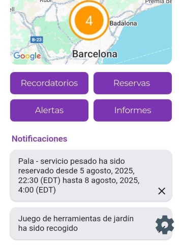 Imagen que muestra notificaciones relevantes