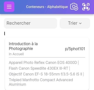 Image du bouton Numériser en haut à droite mis en évidence