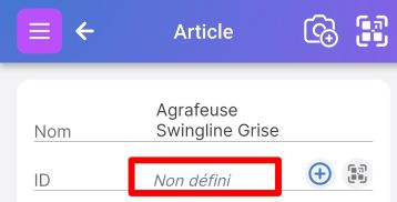 Icône du bouton de numérisation de la barre d'outils