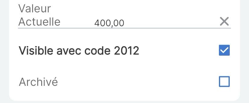 Champ pour sélectionner s'il faut exiger un mot de passe pour un article