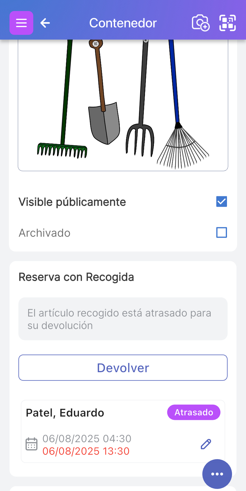 Salidas de artículos de Scanlily
