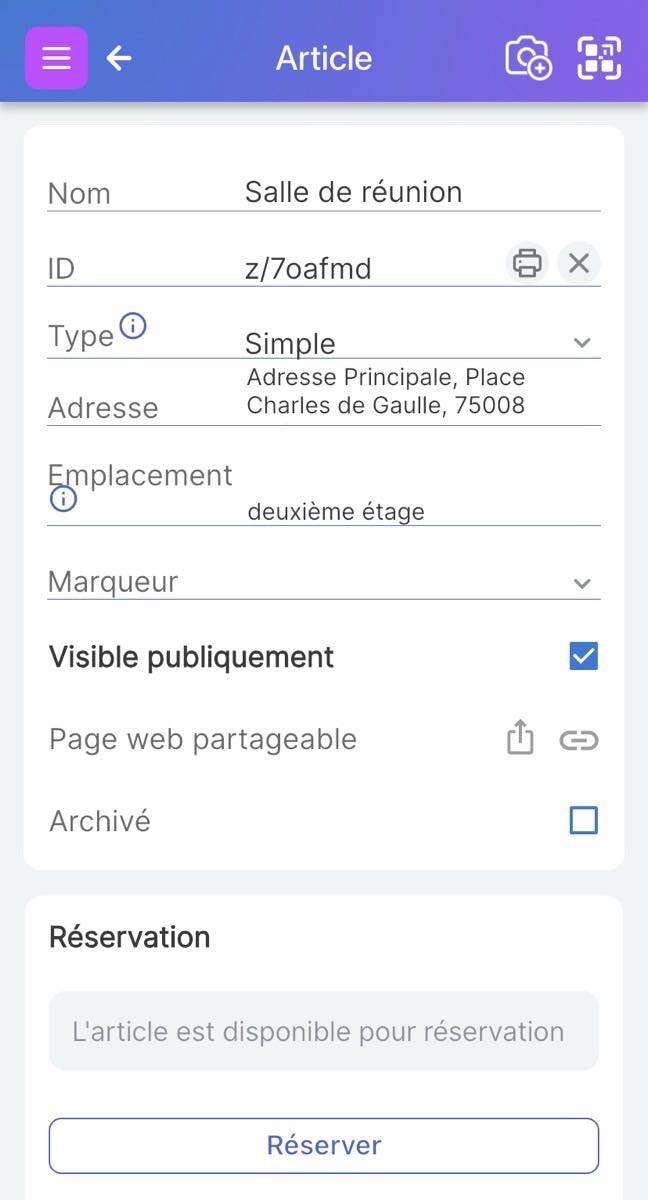 Réserver une salle de réunion