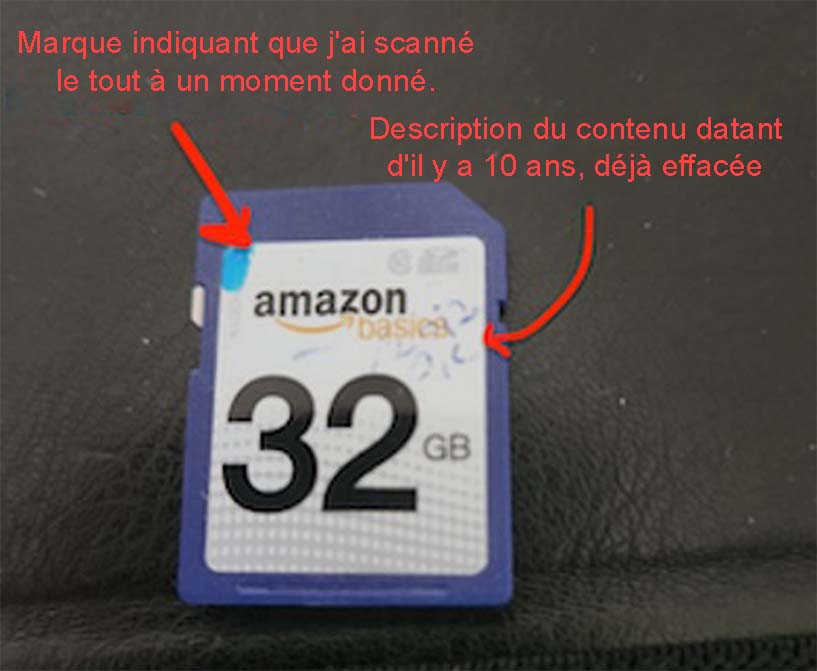 Simplifier l'organisation des cartes SD avec Scanlily