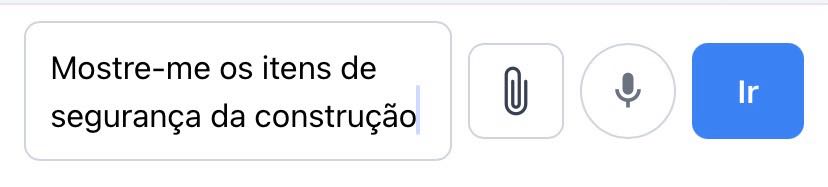 Imagem mostrando a pesquisa de PNL de IA em ação
