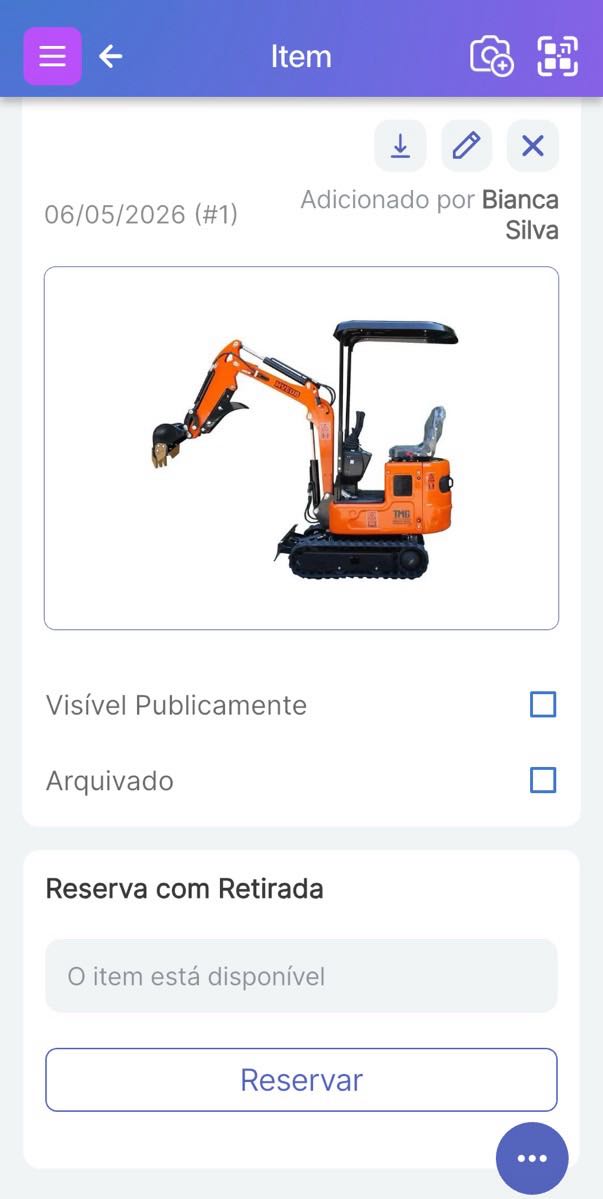 Imagem da seção de Reserva com Retirada e botão Reservar