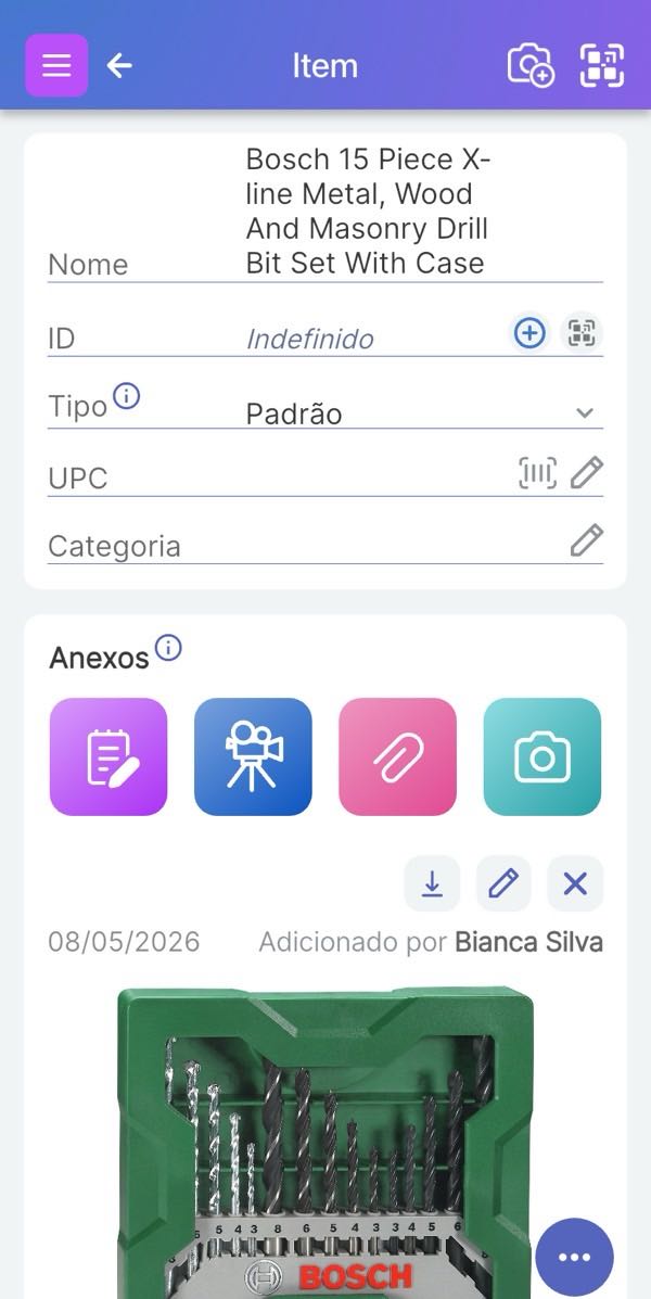 Página do Item com o jogo de lobisomem inserido, incluindo a imagem