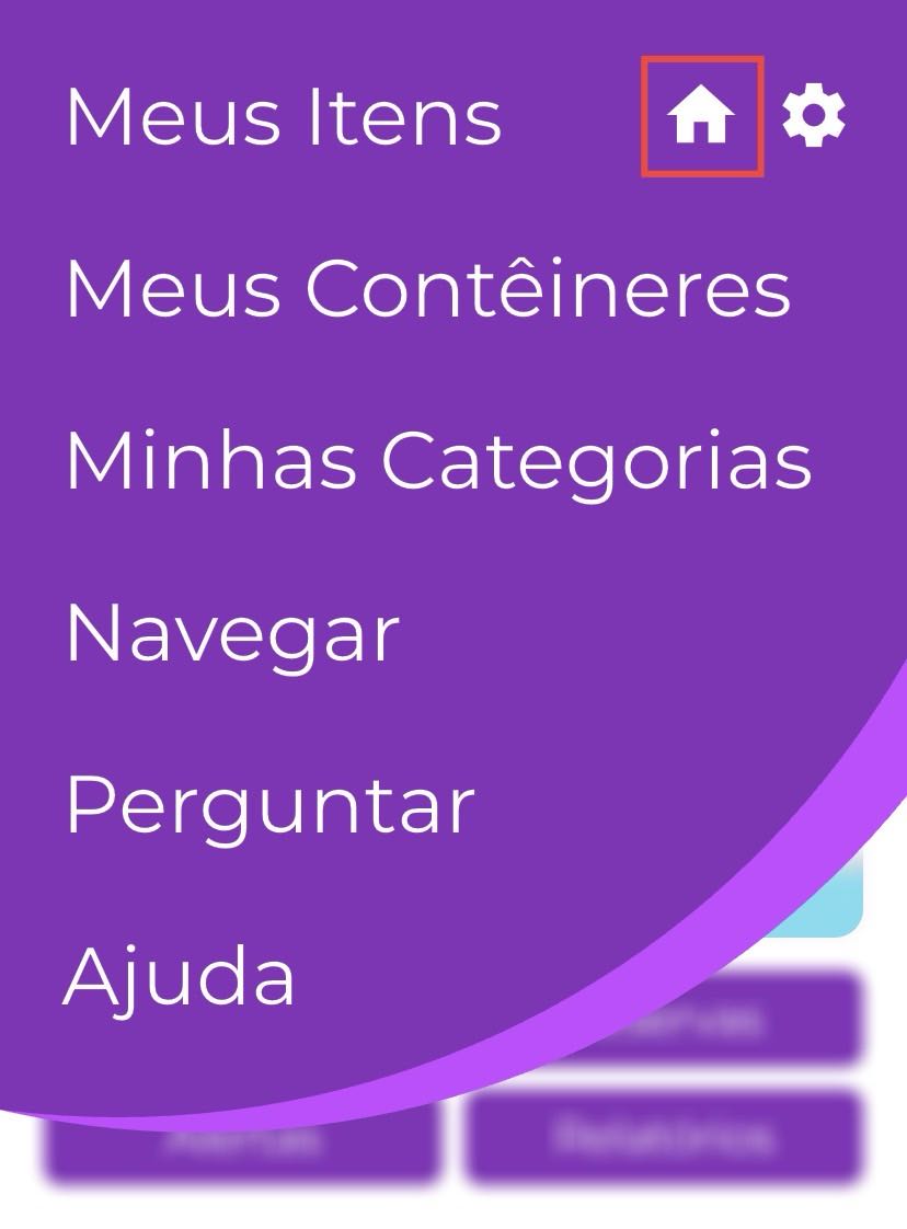 Imagem do menu principal com o botão Início destacado