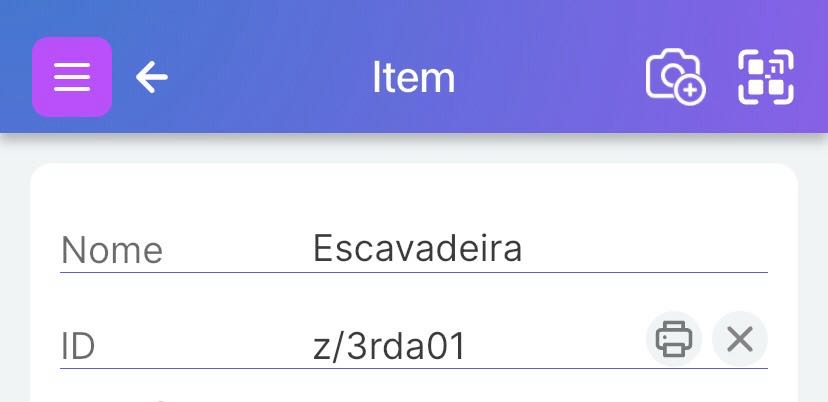 Página do item mostrando vários campos de atributo, incluindo Nome, ID, Tipo, Categoria, Endereço, Localização e Anexos.