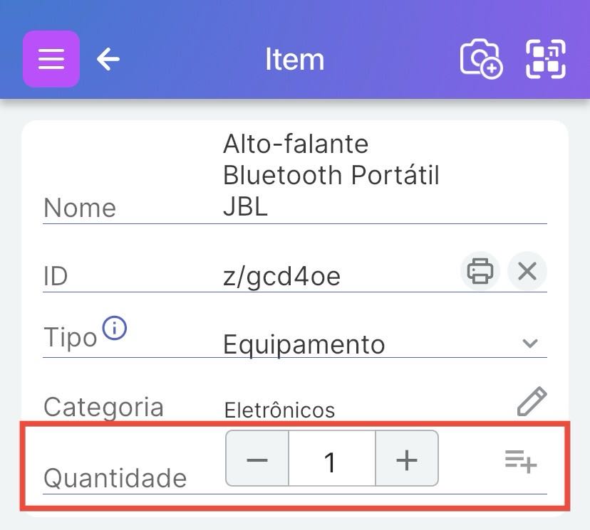 Quantidade definida como 2 na Página do Item para Forcado