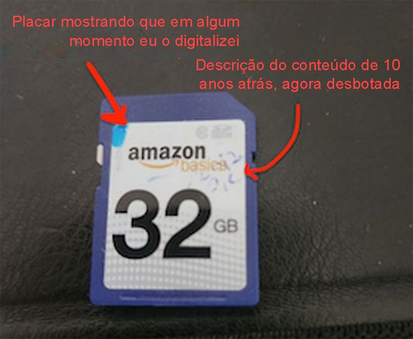 Simplificando a organização de cartões SD com Scanlily